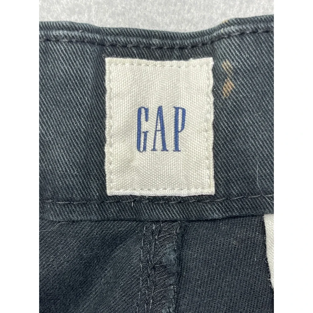 GAP Essential Khaki Slim Cotton Blend Black 32x32 Mens